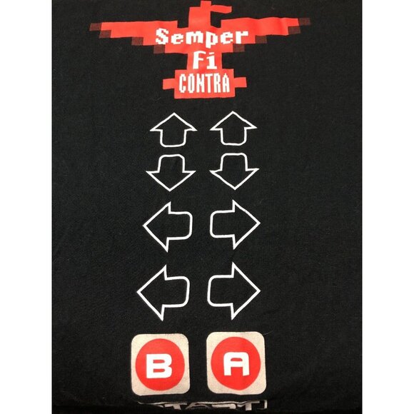 Vintage 1988 Nintendo Contra Shirt - Medium - 80s Video Game - Konami NES - Picture 3 of 6